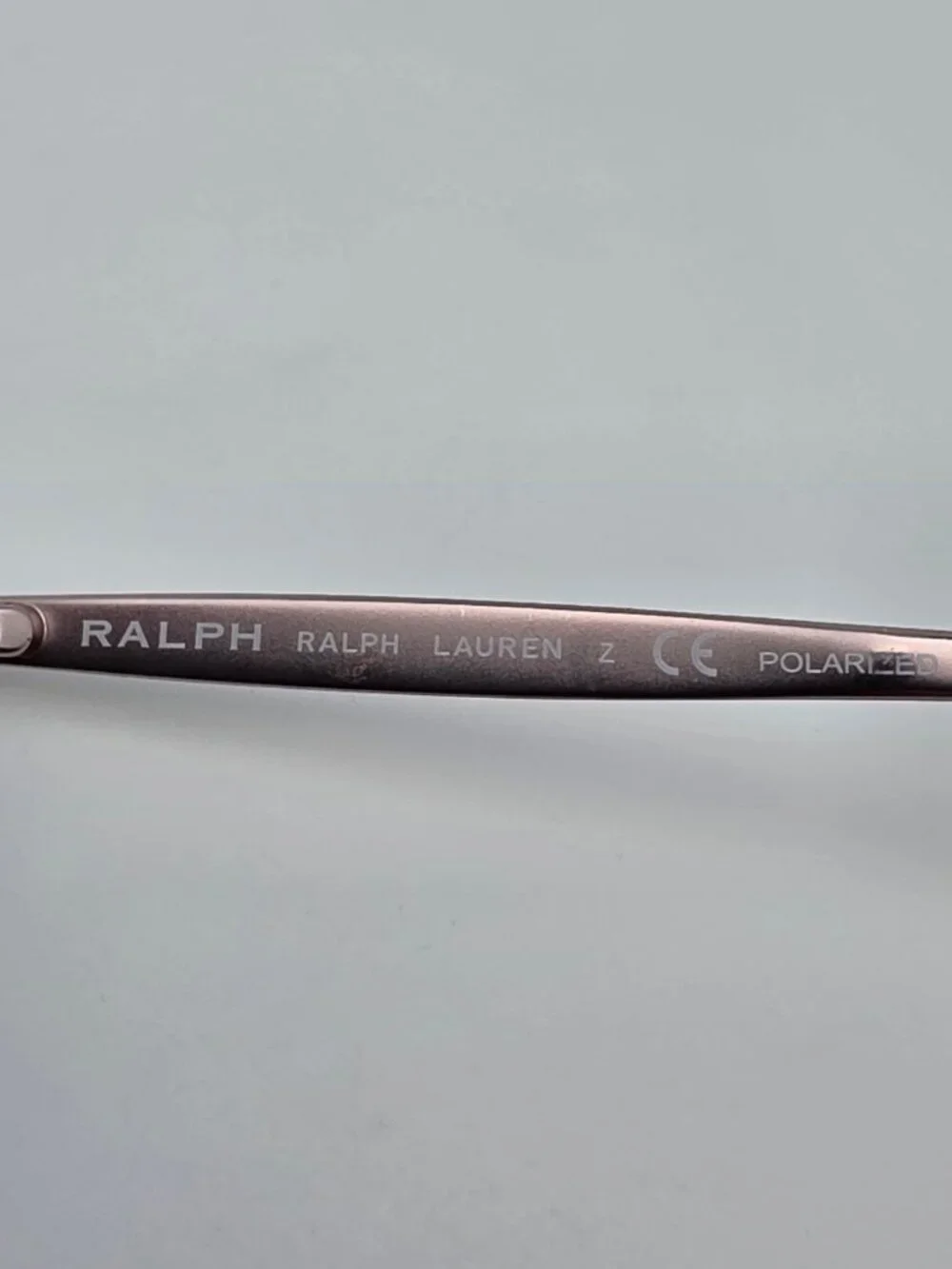 Ralph Lauren RA5201 1457T5 Pink Marble Frame Polarized Brown Cat Eye Sunglasses